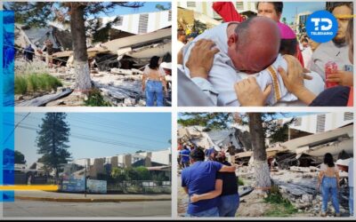 Colapsa iglesia en Ciudad Madero, Tamaulipas; hay 9 muertos y 40 heridos
