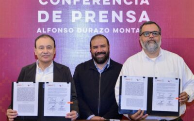 Firma Gobernador Durazo convenio para garantizar 100% de conectividad a Internet en Sonora