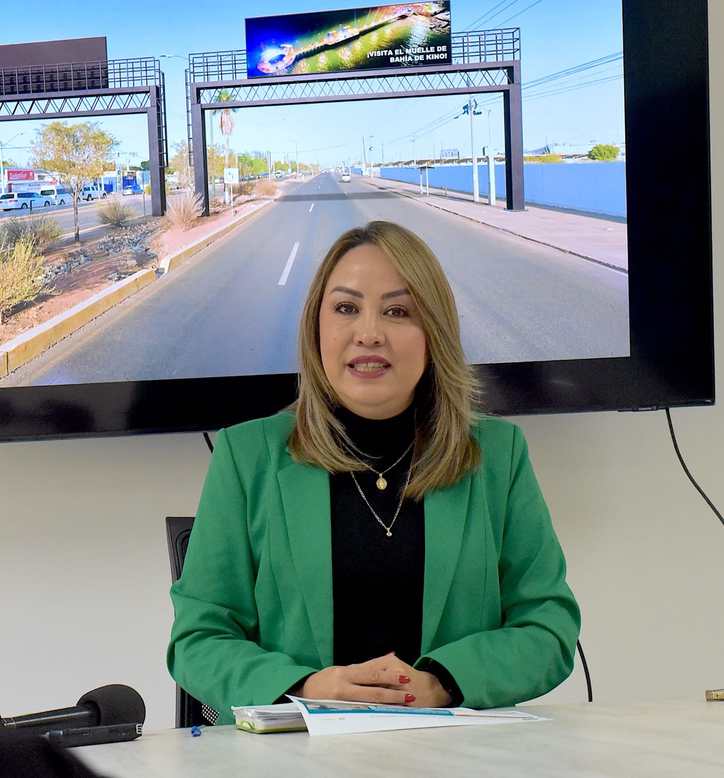 Inician instalación de arcos de seguridad vial en 3 puntos estratégicos de Hermosillo