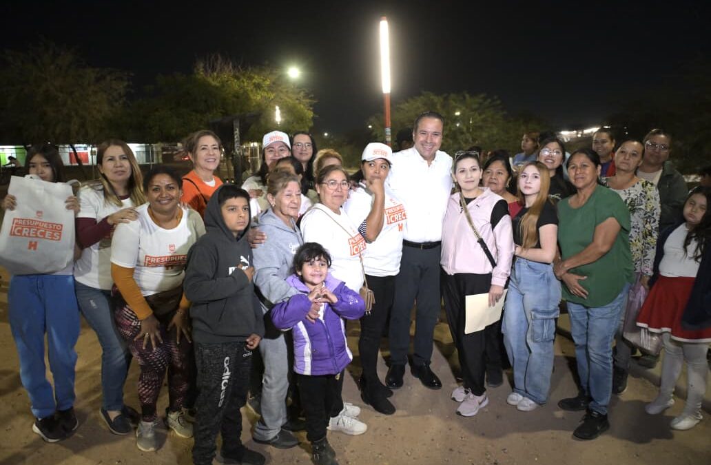 Refuerza Toño Astiazarán seguridad de familias de La Cholla con corredor Camina Segura 103