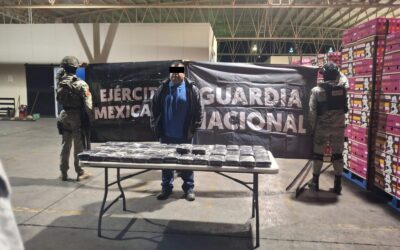 Aseguran 70 kilos de cocaína y detienen a una persona en Opodepe