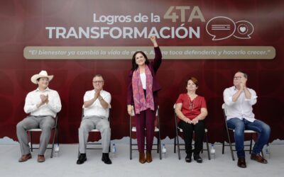 Celida López afirma que políticas de la Cuarta Transformación mejoran condiciones de vida
