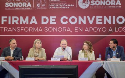 Anuncian 470 obras públicas en Sonora con inversión de 150 millones de pesos
