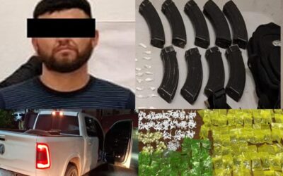 Acciones de la Policía Estatal en coordinación operativa aseguran más de 750 envoltorios de narcótico en Nogales