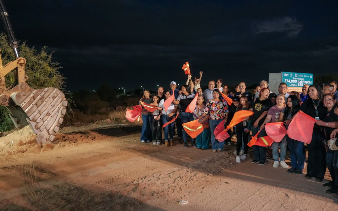 Arranca Toño Astiazarán pavimentación de la continuación del bulevar Quiroga al norponiente de Hermosillo