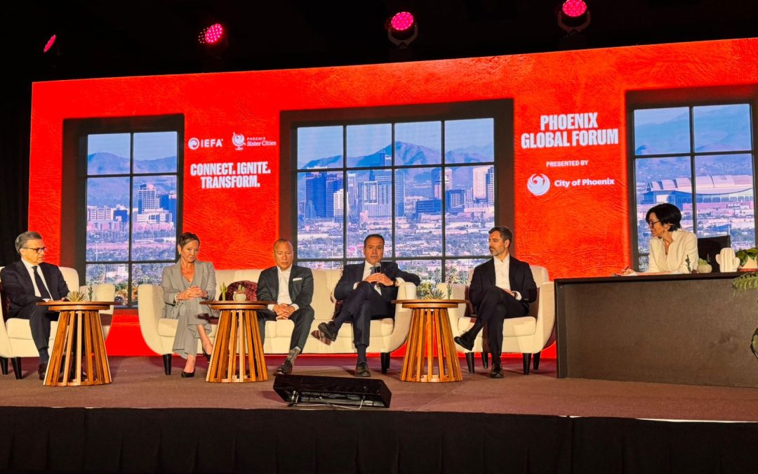 Proyecta Toño Astiazarán fortaleza de Hermosillo como polo de inversión en el Phoenix Global Foro