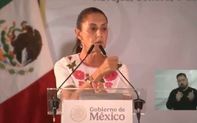 Inauguran primera etapa del Canal Principal de Navojoa y entregan títulos de concesión de agua en Sonora