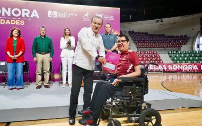 Gobernador Durazo beca a más de 600 atletas sonorenses y asegura su formación deportiva