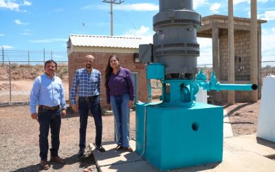 Gobierno de Sonora fortalece infraestructura hídrica para garantizar abasto de agua en Agua Prieta