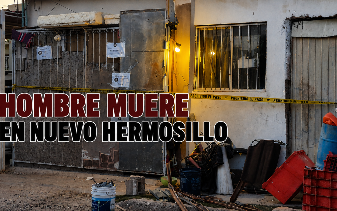 Hombre muere en ataque armado en colonia Nuevo Hermosillo