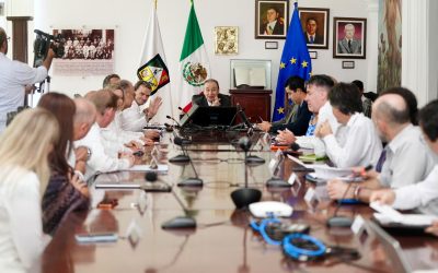 Gobernador Durazo refuerza alianza estratégica con Unión Europea; embajadores visitan Puerto de Guaymas