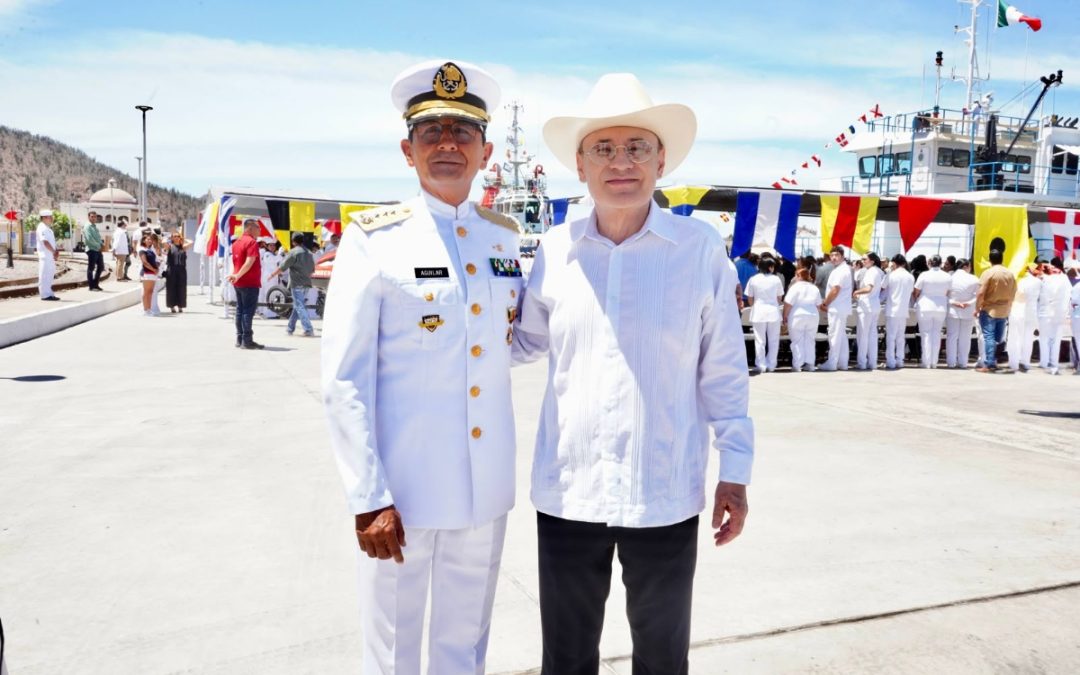Gobernador Durazo conmemora el 84 aniversario del Día de la Marina Nacional