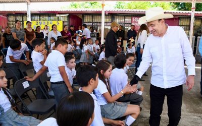 Lleva Gobernador Durazo becas, obras y servicios gratuitos a miles de familias de la sierra sonorense