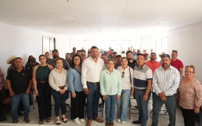 Reconoce Celida López a Ejido Desierto de Sonora acciones para optimizar uso de agua y producción agrícola