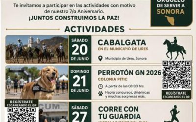 Guardia Nacional organiza actividades por su 7.º aniversario en Sonora