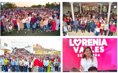 Lorenia Valles realiza Diálogos por el Segundo Piso de la Cuarta Transformación en el sur de Sonora