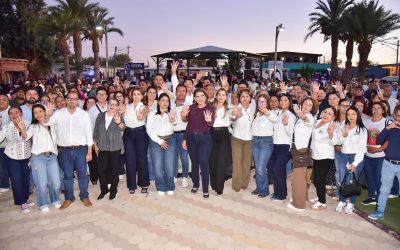 Lorenia Valles inicia campaña para Coordinación de la Defensa en Sonora