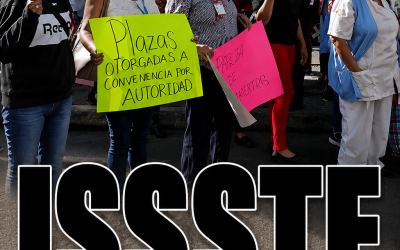 Se manifiestan trabajadores y derechohabientes del ISSSTE en Hermosillo; exigen soluciones para el Hospital Fernando Ocaranza