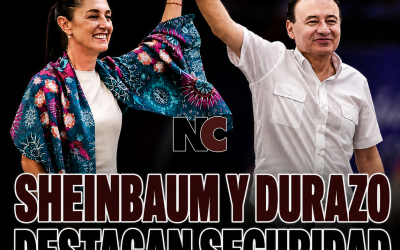 Reconocen Sheinbaum y Durazo avances en seguridad de Sonora