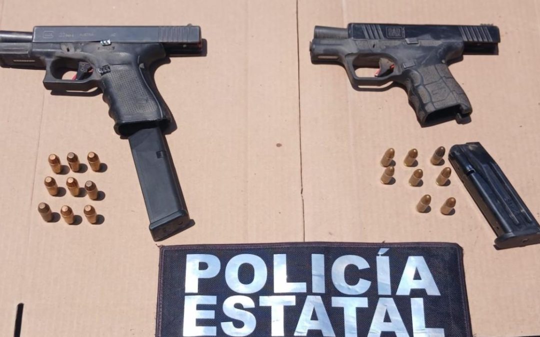 Captura Policía Estatal a hombres armados en Cajeme