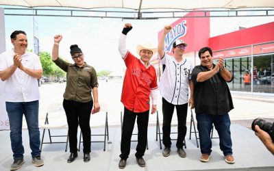 Arranca Gobernador Durazo modernización del estadio de Los Mayos “Ciclón” Echeverría