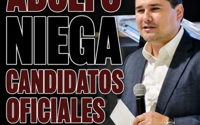 Adolfo Salazar descarta candidatos oficiales de Morena rumbo a 2027