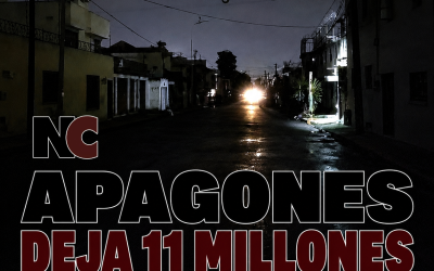 Apagones dejan pérdidas por 11 millones y afectan a 120 mil personas