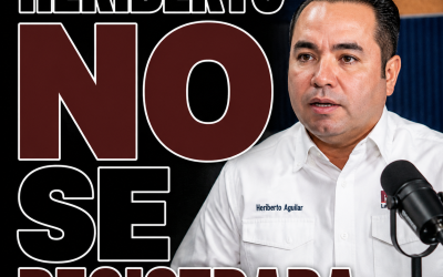Heriberto Aguilar declina participar en proceso interno de Morena y llama a la unidad
