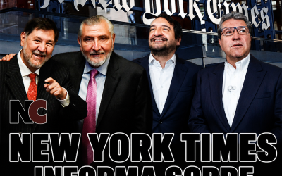 The New York Times informa que políticos de Morena habrían colaborado con Estados Unidos como informantes