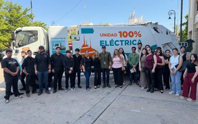 Destaca Sergio Pavlovich innovación sustentable con unidades eléctricas de recolección en Hermosillo