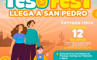 Celebrará Gobierno Municipal el “Tesofest” el próximo domingo en San Pedro