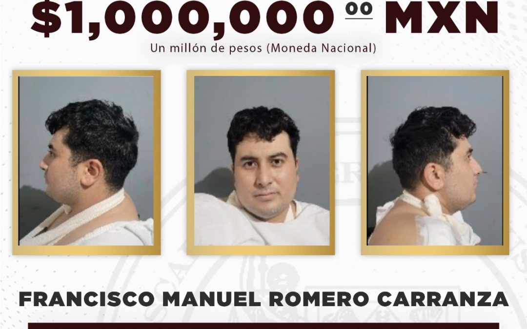 FGJES ofrece recompensa por captura de tres evadidos del CERESO 2 en Hermosillo