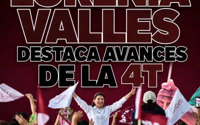 Lorenia Valles destaca avances de la Cuarta Transformación durante gira por Etchojoa