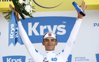 ¡HISTÓRICO! Isaac del Toro concluye el Tour de France en el tercer lugar de la clasificación general