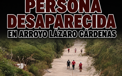 Continúa búsqueda de persona arrastrada en arroyo Lázaro Cárdenas