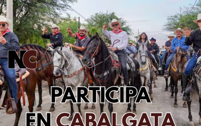 Fernando Rojo participa en cabalgata con causa de apoyo a Iglesia San Pedro Apóstol