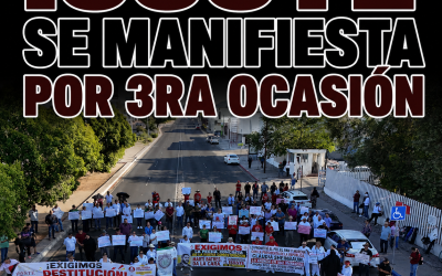 Derechohabientes del ISSSTE bloquean el bulevar Morelos para exigir un nuevo hospital