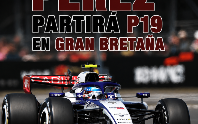 Checo Pérez largará desde la posición 19 en la carrera sprint del GP de Gran Bretaña