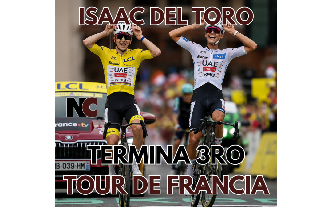 Isaac del Toro asegura podio en el Tour de Francia