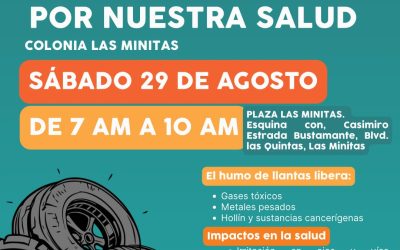 Invitan a “Llantatón por nuestra salud” este sábado en Las Minitas