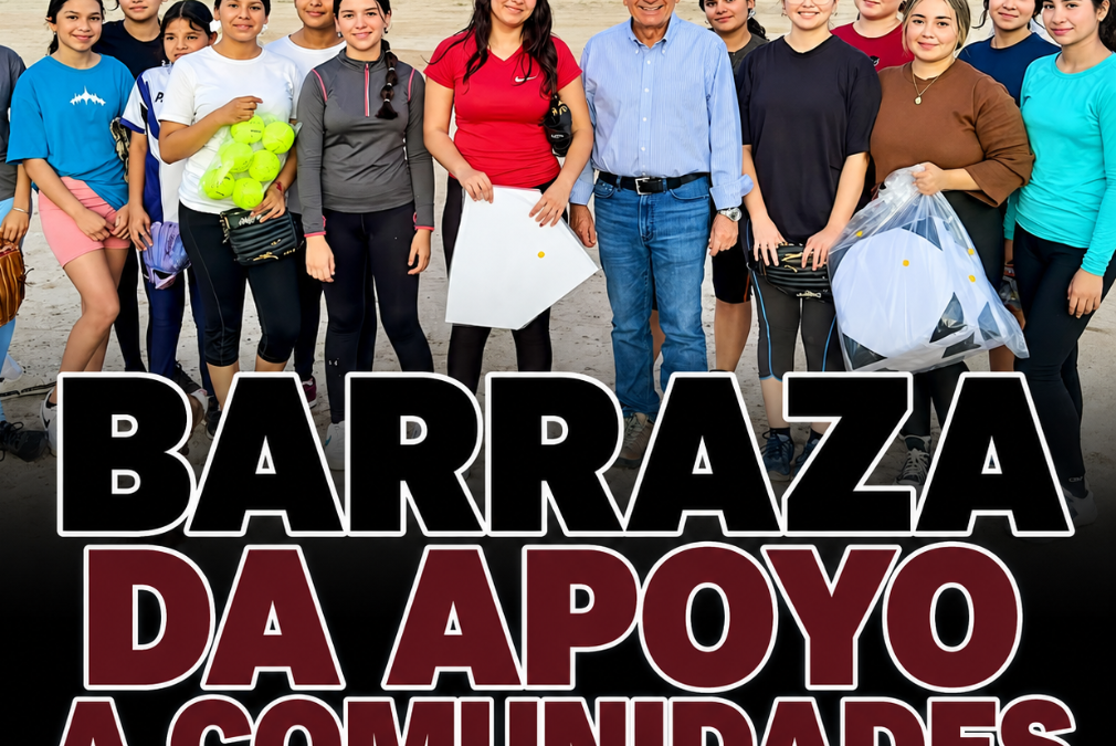 Norberto Barraza lleva apoyos deportivos a colonias y comunidades rurales de Hermosillo