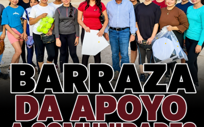 Norberto Barraza lleva apoyos deportivos a colonias y comunidades rurales de Hermosillo