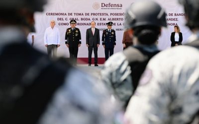 Reafirma Durazo coordinación interinstitucional con Guardia Nacional para fortalecer la seguridad en Sonora