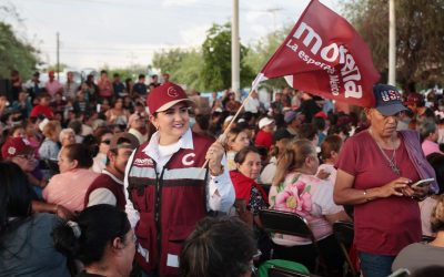Celida López realiza asamblea informativa en Hermosillo