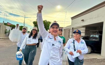 Gildardo Real recorre 320 colonias de Hermosillo