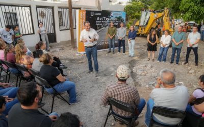 Cumple Toño Astiazarán a más de 6500 vecinos de la Solidaridad con rehabilitación de calle Tecoripa