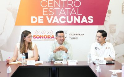 Fortalece Salud Sonora acciones de vacunación para proteger a las familias