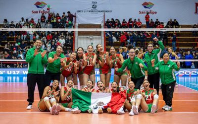 Selección nacional de Volibol Femenil U17 termina en lugar 19 del campeonato mundial