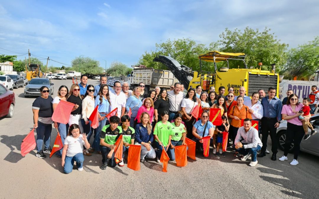 Arranca Toño Astiazarán rehabilitación del bulevar Agustín Gómez del Campo en beneficio de hermosillenses de 22 colonias