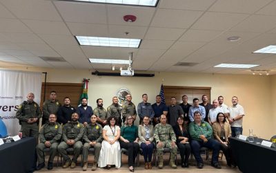 Fortalece SSP Sonora coordinación binacional para la seguridad en la frontera